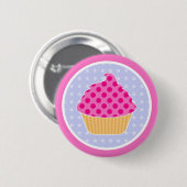 Badge Rond 5 Cm Petit gâteau de Kawaii (Devant & derrière)