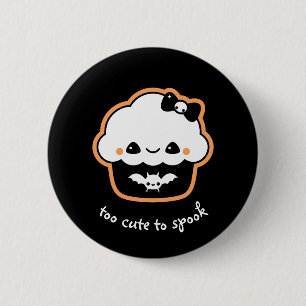 Badge Rond 5 Cm Petit gâteau de Kawaii Halloween