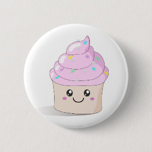 Badge Rond 5 Cm Petit gâteau mignon