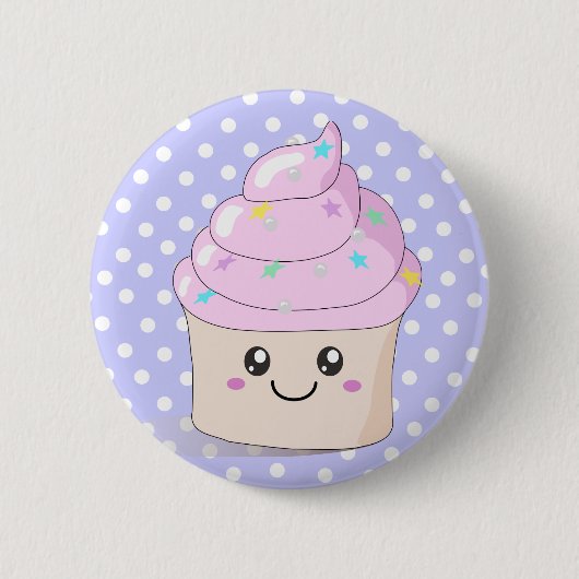 Badge Rond 5 Cm Petit gâteau mignon (Devant)