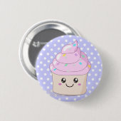 Badge Rond 5 Cm Petit gâteau mignon (Devant & derrière)