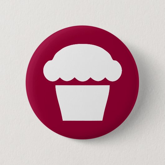 Badge Rond 5 Cm petit gâteau/petit pain simples (Devant)