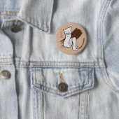 Badge Rond 5 Cm Petit Ittan-momen Yokai (En situation)