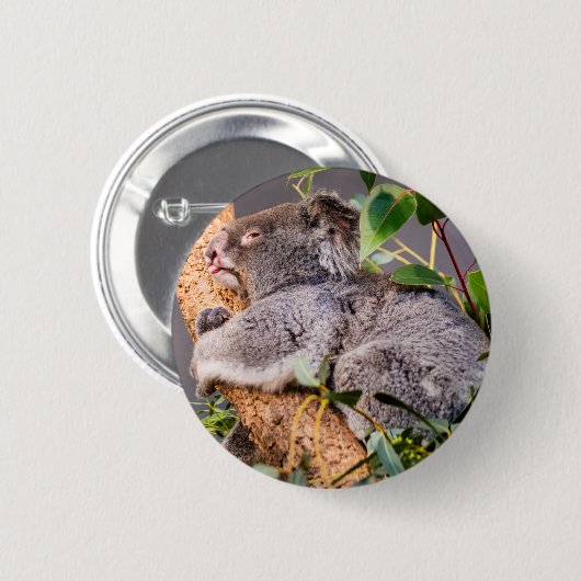 Badge Rond 5 Cm Petit koala doux (Devant & derrière)