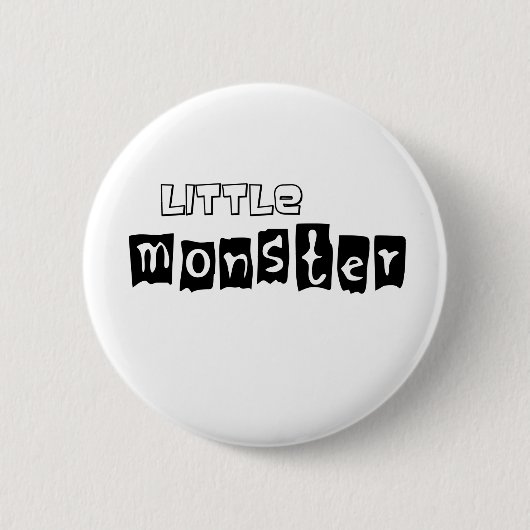 Badge Rond 5 Cm Petit monstre (Devant)