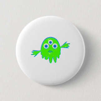 Badge Rond 5 Cm Petit monstre radioactif