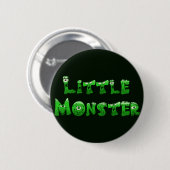 Badge Rond 5 Cm Petit monstre tombé (Devant & derrière)