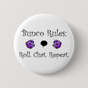 Badge Rond 5 Cm Petit pain. Conversation. Répétition