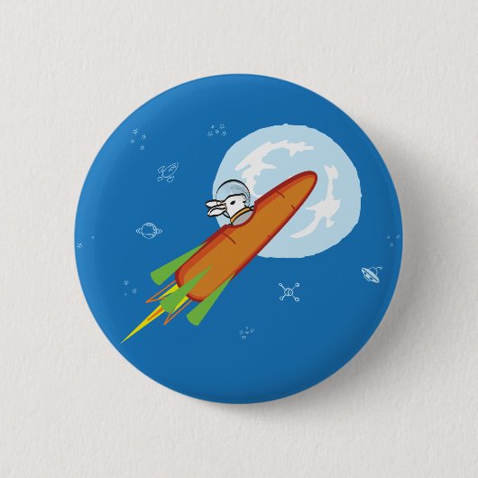 BADGE ROND 5 CM PETIT PAIN DE ROCKET (Devant)