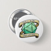 Badge Rond 5 Cm Petit pain pour l'initiative (Devant & derrière)