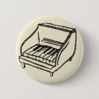 Badge Rond 5 Cm petit piano