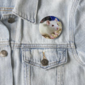 Badge Rond 5 Cm Petit rat (En situation)
