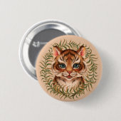 Badge Rond 5 Cm Petit tigre (Devant & derrière)