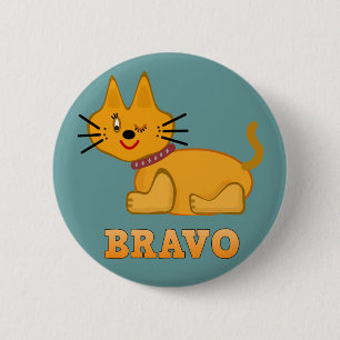 Badge Rond 5 Cm Petit tigre mignon animal animal animal animal ani