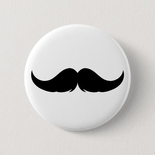 Badge Rond 5 Cm Petite barre de poignées personnalisable Moustache (Devant)