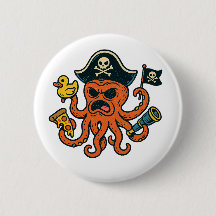 Petite broche à Octopus Mutant - Vibes de Tentacle