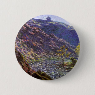 Badge Rond 5 Cm Petite Creuse, soleil de Claude Monet