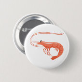 Badge Rond 5 Cm Petite crevette (Devant & derrière)
