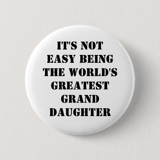 Badge Rond 5 Cm Petite-fille (Devant)