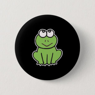 Badge Rond 5 Cm petite grenouille mignonne