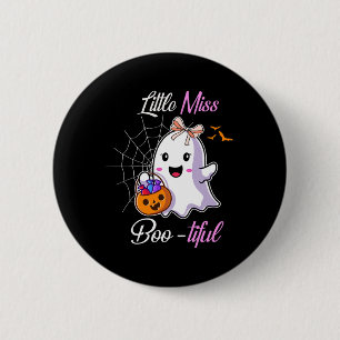 Badge Rond 5 Cm Petite Miss Boo tiful Drôle Mignonne Costume Hallo