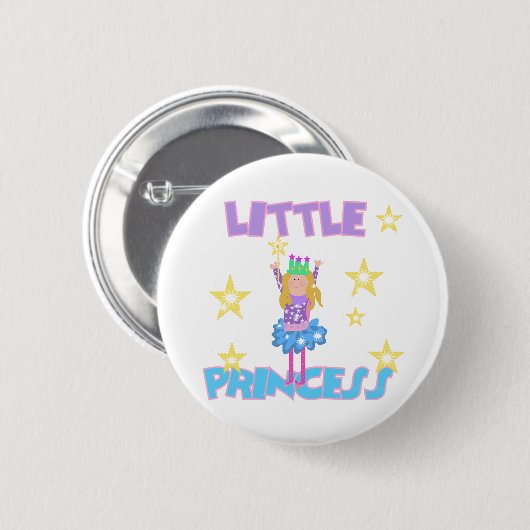 Badge Rond 5 Cm Petite princesse (Devant & derrière)