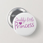 Badge Rond 5 Cm Petite princesse (Devant & derrière)