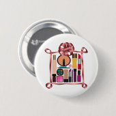Badge Rond 5 Cm Petite princesse. (Devant & derrière)