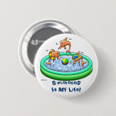 Badge Rond 5 Cm Petites guppys (Devant & derrière)