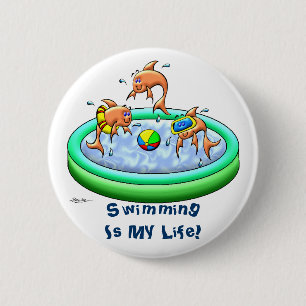 Badge Rond 5 Cm Petites guppys