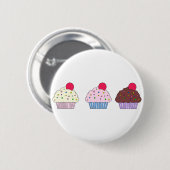 Badge Rond 5 Cm Petits gâteaux (Devant & derrière)