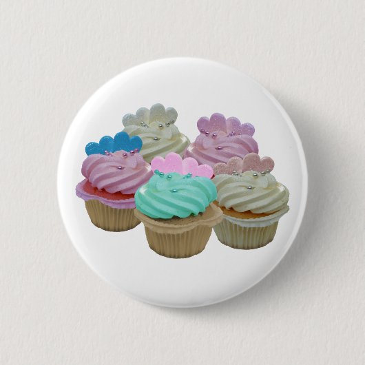 Badge Rond 5 Cm Petits gâteaux en abondance ! (Devant)