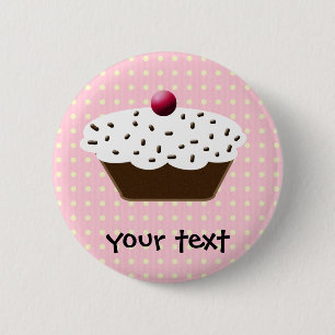 Badge Rond 5 Cm Petits gâteaux mignons