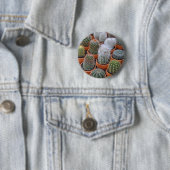 Badge Rond 5 Cm Petits plantes de cactus (En situation)