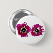 Badge Rond 5 Cm Petunias d'été (Devant & derrière)
