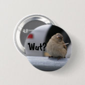 Badge Rond 5 Cm Peu de bouton de Birdy : "Wut ? " (Devant & derrière)
