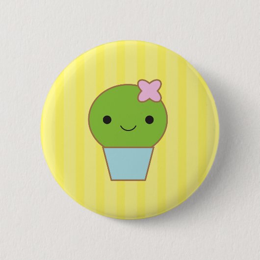 Badge Rond 5 Cm Peu de cactus (Devant)