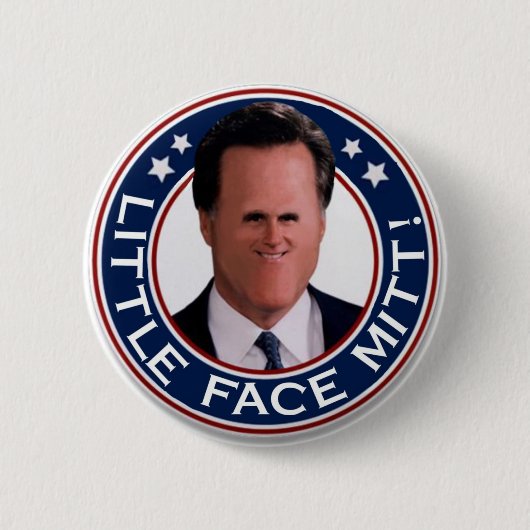 Badge Rond 5 Cm Peu de gant de visage ! (Devant)