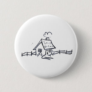 Badge Rond 5 Cm Peu de maison