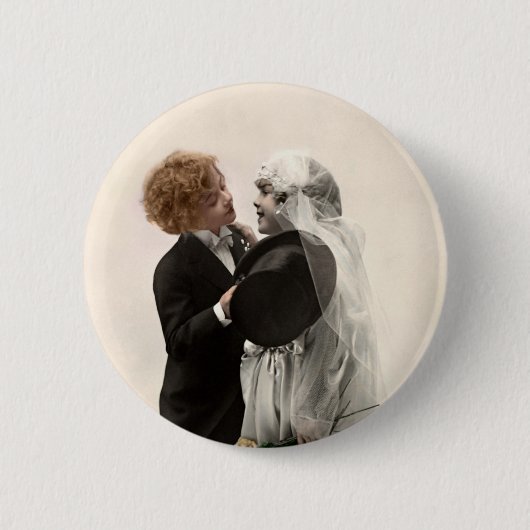 Badge Rond 5 Cm Peu de mariage (Devant)