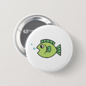 Badge Rond 5 Cm Peu de poisson (Devant & derrière)