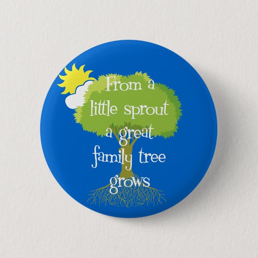 Badge Rond 5 Cm Peu de pousse (Devant)