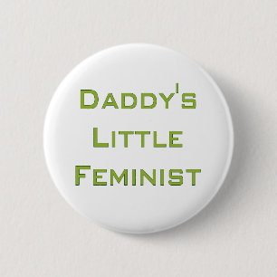 Badge Rond 5 Cm Peu du papa féministe