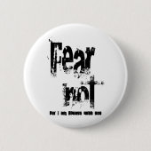 Badge Rond 5 Cm Peur non chrétien (Devant)