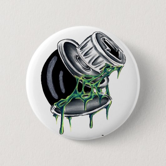 Badge Rond 5 Cm peut se boutonner (Devant)