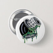 Badge Rond 5 Cm peut se boutonner (Devant & derrière)
