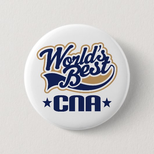 Badge Rond 5 Cm PEUVENT cadeau auxiliaire les soins certifié (Devant)