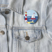 Badge Rond 5 Cm phare (En situation)