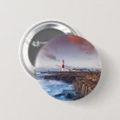 Badge Rond 5 Cm Phare Angleterre (Devant & derrière)