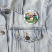 Badge Rond 5 Cm Phare - Cavalier (BL-F) (En situation)
